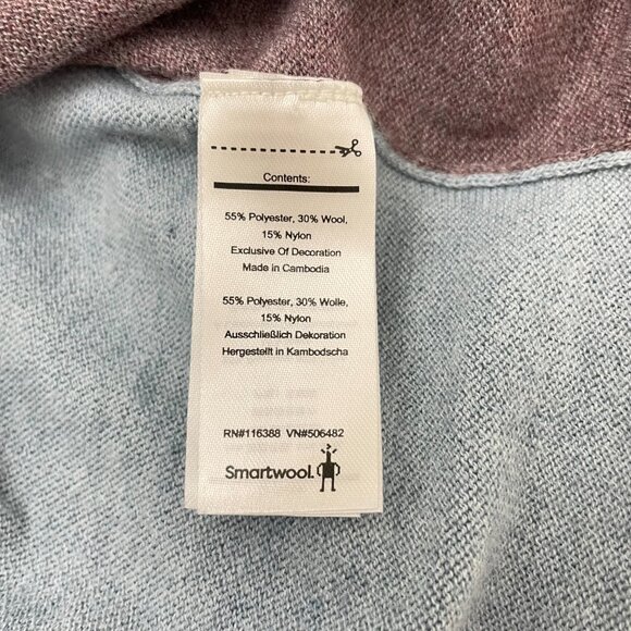 Smartwool Shadow Pine Colorblock Merino Wool Sweater - Picture 7 of 11